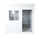 Container tip casa pliabil 5800x2460x2510mm cu usa 2 geamuri, cabina dus, wc si 2 paturi supraetajat