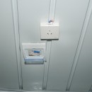 Container tip casa pliabil 5800x2460x2510mm cu usa 2 geamuri, cabina dus, wc si 2 paturi supraetajat