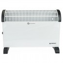 Convector electric, 3 trepte de putere 750/1250/2000 W, Alb, montare Perete/Podea