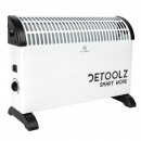 Convector electric Detoolz, 2KW, 3 trepte de putere, cu termostat reglabil