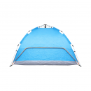 Cort camping 2 persoane albastru pliabil automat pop-up 2 intrari, impermeabil cu protectie UV si plasa anti-insecte 200x200x145cm