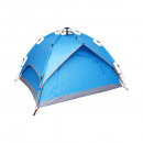 Cort camping 2 persoane albastru pliabil automat pop-up 2 intrari, impermeabil cu protectie UV si plasa anti-insecte 200x200x145cm