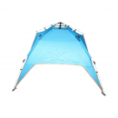 Cort camping 2 persoane albastru pliabil automat pop-up 2 intrari, impermeabil cu protectie UV si plasa anti-insecte 200x200x145cm