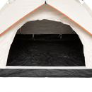 Cort camping 2 persoane crem pliabil automat pop-up 2 intrari, impermeabil cu protectie UV si plasa anti-insecte 200x200x145cm