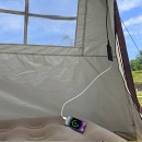 Cort camping solar 52w 2000mah 2-3 persoane