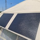 Cort camping solar 52w 2000mah 2-3 persoane