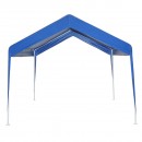 Cort evenimente pavilion gradina 3x3m albastru, acoperis impermeabil in 2 ape, structura otel galvanizat Breckner Germany