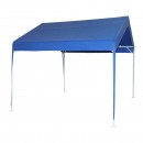 Cort evenimente pavilion gradina 3x3m albastru, acoperis impermeabil in 2 ape, structura otel galvanizat Breckner Germany