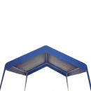 Cort evenimente pavilion gradina 3x3m albastru, acoperis impermeabil in 2 ape, structura otel galvanizat Breckner Germany