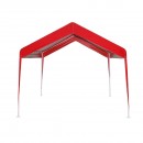 Cort evenimente pavilion gradina 3x3m rosu, acoperis impermeabil in 2 ape, structura otel galvanizat Breckner Germany