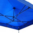 Cort tip pavilion albastru 2mx2m, inaltime reglabila, pliabil Breckner Germany