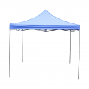 Cort tip pavilion albastru 3x3m, inaltime reglabila, pliabil