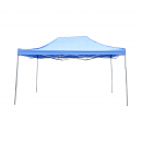 Cort tip pavilion albastru 3x4.5m, inaltime reglabila, pliabil
