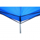 Cort tip pavilion albastru 3x4.5m, inaltime reglabila, pliabil