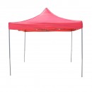 Cort tip pavilion rosu 3mx3m, inaltime reglabila, pliabil Breckner Germany