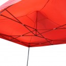 Cort tip pavilion rosu 3mx3m, inaltime reglabila, pliabil Breckner Germany