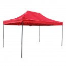 Cort tip pavilion rosu 3mx4.5m, inaltime reglabila, pliabil Breckner Germany