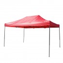 Cort tip pavilion rosu 3mx4.5m, inaltime reglabila, pliabil Breckner Germany