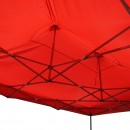Cort tip pavilion rosu 3mx4.5m, inaltime reglabila, pliabil Breckner Germany