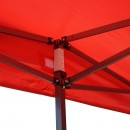 Cort tip pavilion rosu 3mx6m, inaltime reglabila, pliabil Breckner Germany