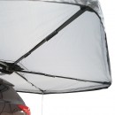Cort umbrar lateral auto, marchiza 270 grade, pliabil cu prindere pe plafon