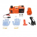 Cric hidraulic electric 5T, compresor aer si cheie de impact 12V Breckner Germany