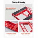 Cric hidraulic pentru motociclete, capacitate max 680 kg, Inaltime 115-385 mm, fixare chingi cu clichet