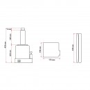 Cric hidraulic tip piston 32 tone cu supapa 250mm