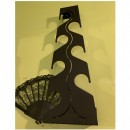 Cuier metalic Krodesign Black Hanger, lungime 50cm, negru