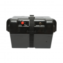Cutie baterie auto 12V cu voltmetru DC 6-30V, intrerupator alimentare 100A, priza bricheta, afisaj LCD, 2xUSB 350x180x200mm