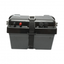 Cutie baterie auto 12V cu voltmetru DC 6-30V, intrerupator alimentare 100A, priza bricheta, afisaj LCD, 2xUSB 350x180x200mm