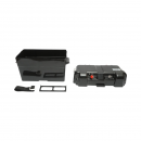 Cutie baterie auto 12V cu voltmetru DC 6-30V, intrerupator alimentare 100A, priza bricheta, afisaj LCD, 2xUSB 350x180x200mm