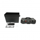 Cutie baterie auto 12V cu voltmetru DC 6-30V, intrerupator alimentare 100A, priza bricheta, afisaj LCD, 2xUSB 360x180x235mm