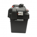 Cutie baterie auto 12V cu voltmetru DC 6-30V, intrerupator alimentare 100A, priza bricheta, afisaj LCD, 2xUSB 360x180x235mm