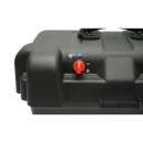 Cutie baterie auto 12V cu voltmetru DC 6-30V, intrerupator alimentare 100A, priza bricheta, afisaj LCD, 2xUSB 360x180x235mm