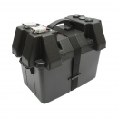 Cutie baterie auto 12V cu voltmetru DC 6-36V, intrerupator cirucit 16A, priza bricheta, afisaj LCD, 2xUSB 340x195x200mm