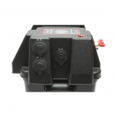 Cutie baterie auto 12V cu voltmetru DC 6-36V, intrerupator cirucit 16A, siguranta 30A, 2 prize bricheta, afisaj LCD, 2xUSB 340x195x200mm