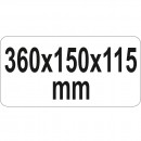 Cutie metalica pentru scule Yato YT-0882, 360x150x115 mm