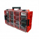 Cutie organizator cu 9 compartimente Qbrick System RED Ultra HD Organizer 2XL, 582x387x172 mm 