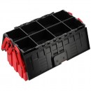 Cutie pentru  scule cu  trei rafturi,  460x265x158mm