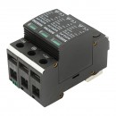 Descarcator la supratensiune cu semnalizare pentru sisteme fotovoltaice DC 3P tip C 1500VDC Suntree