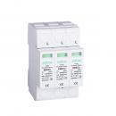 Descarcator supratensiune cu semnalizare pentru sisteme fotovoltaite 3P, 20-40KA, 1000VDC EBS2UZ