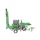 Despicator lemne 16T, motor benzina 15CP cu banda rulanta si conveier 525 Kg