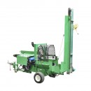 Despicator lemne 16T, motor benzina 15CP cu banda rulanta si conveier 525 Kg