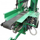 Despicator lemne 16T, motor benzina 15CP cu banda rulanta si conveier 525 Kg