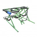 Despicator lemne 16T, motor benzina 15CP cu banda rulanta si conveier 525 Kg