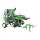 Despicator lemne 16T, motor benzina 15CP cu banda rulanta si conveier 570Kg