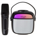 Difuzor karaoke cu microfon ad 1199 negru adler
