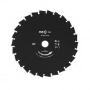 Disc de taiere cu dinți tip dalta pentru motocoasa, 25.4 x 250 mm, 26 T, Flo