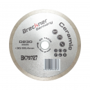 Disc diamantat continuu fractionat 230x30/25.4mm, segment 10mm pentru gresie, faianta, ceramica dura, marmura Breckner Germany